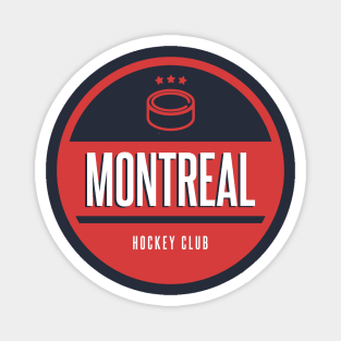 Montreal retro hockey Magnet