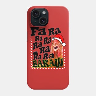 "Christmas Caroling Chicken" Phone Case