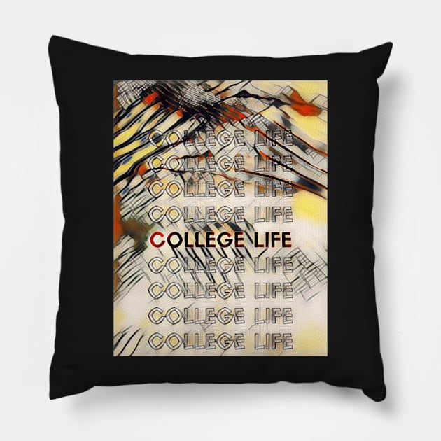 College Life Pillow by Kawaii85