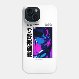 Cyberpunk Anime Cyborg Girl Japan Streetwear Japanese Manga Aesthetic Phone Case