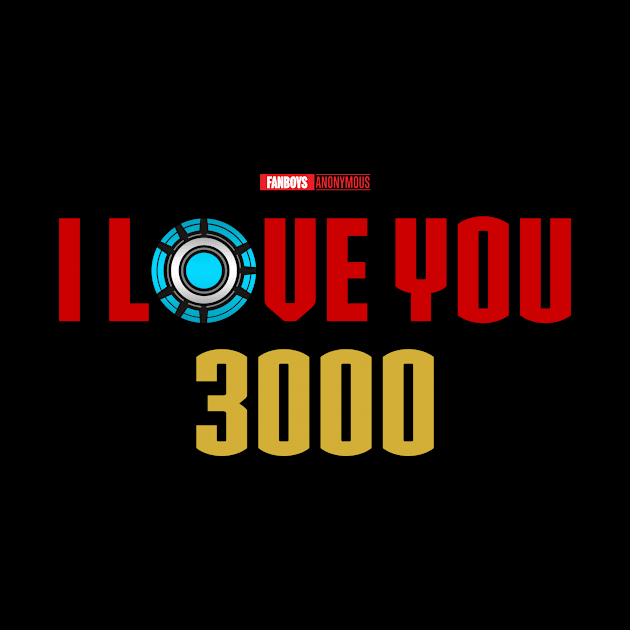 I Love You 3000 v5 (red gold flat) by Fanboys Anonymous