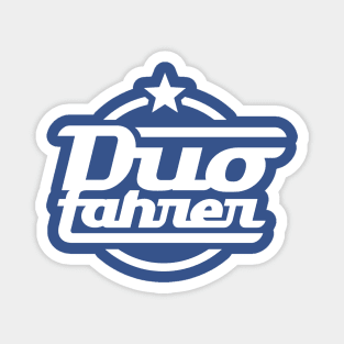 Duo driver logo v.1 (white) Magnet