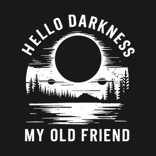 Hello Darkness My Old Friend // dark retro T-Shirt