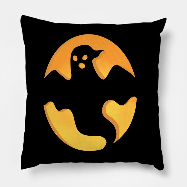 Glowing Ghost Pillow by Lady Lilac