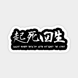 起死回生 “Wake from death and return to life” Magnet