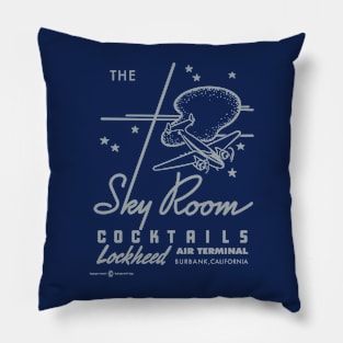 Vintage Sky Room Cocktail Lounge Los Angeles Pillow