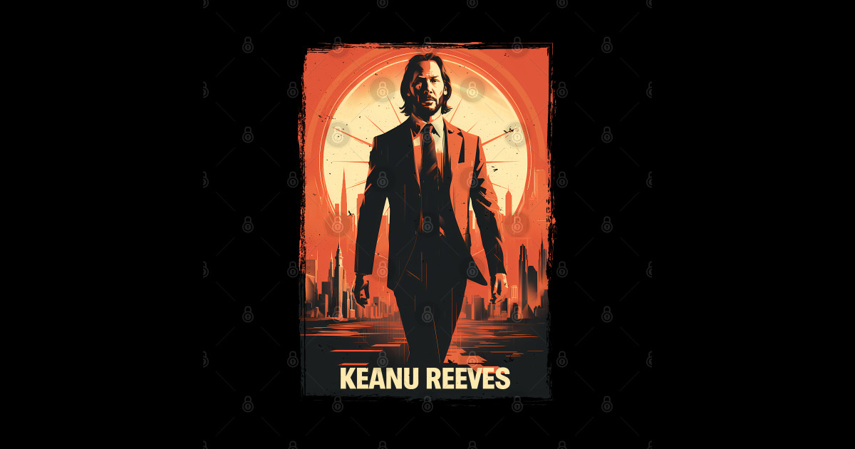 Keanu Reeves - Keanu Reeves - Sticker | TeePublic