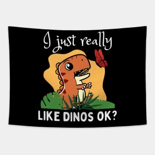 I just really like dinos Tapestry