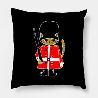 Nuts cracker London Royal guard cat Christmas Pillow