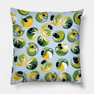 Olives pattern texture Pillow