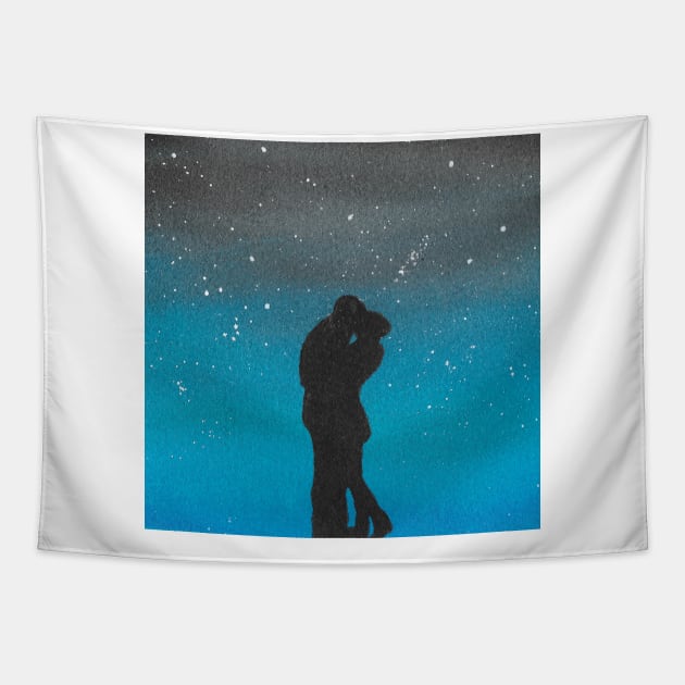 The Kiss Tapestry by RosanneCreates