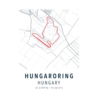 hungaroring simple map T-Shirt