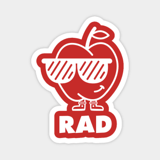 One Rad Apple Magnet