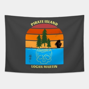 Pirate Island • Logan Martin - alternate Tapestry