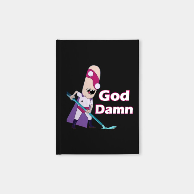 Noob Noob God Damn Rick And Morty Notebook Teepublic