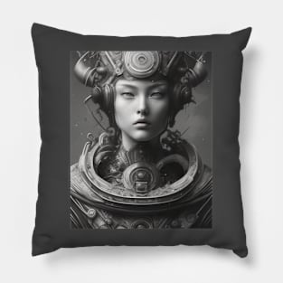 Futuristic Babe Pillow