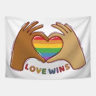 Love Wins Tapestry