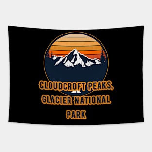 Cloudcroft Peaks, Glacier National Park Tapestry