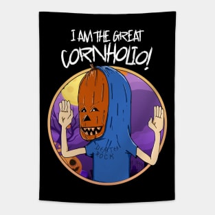 Halloween Cornholio Tapestry