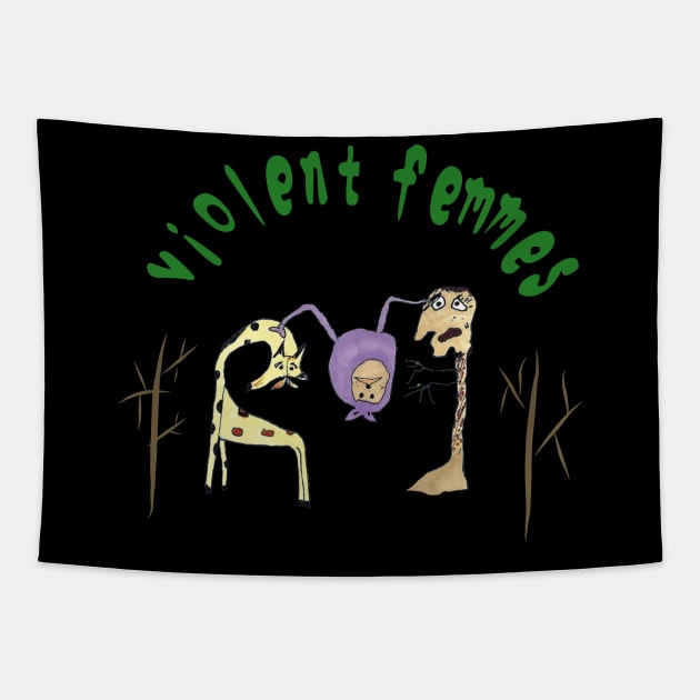 Violent femmes Tapestry by Jhon. Fio