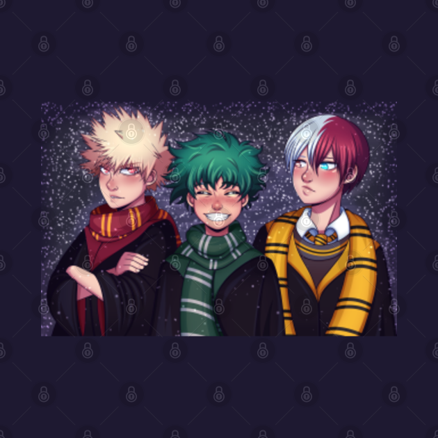 MHA x HP My Hero Academia Mask TeePublic