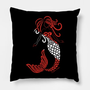 Tribal Scuba Flag Mermaid Pillow