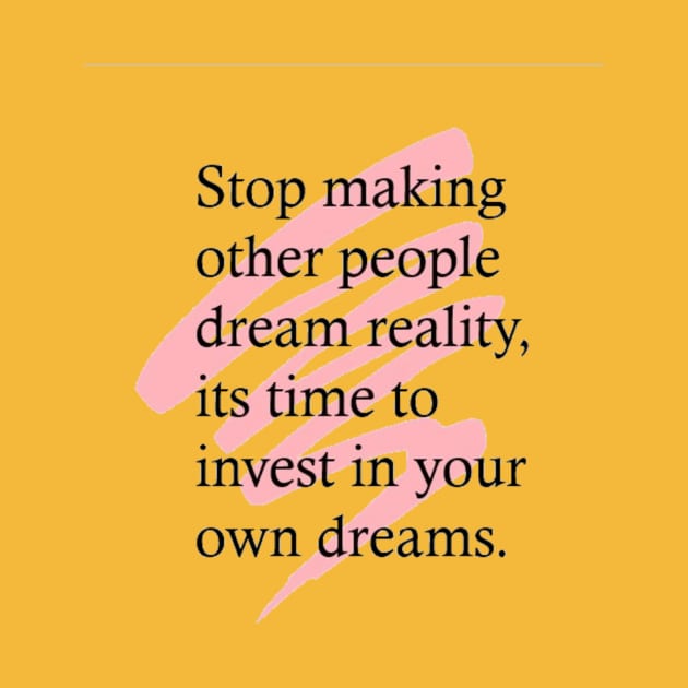 Stop Dreams of others reality by Naika