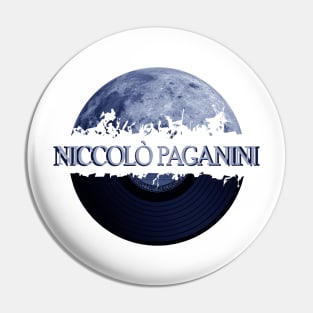 Niccolò Paganini blue moon vinyl Pin