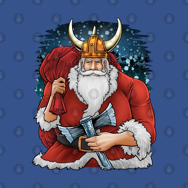 Viking Santa by AngelFlame