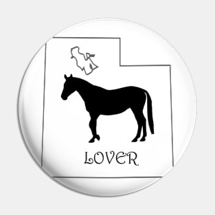 Utah Horse Lover Gift Pin