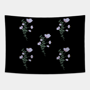 Lavender Floral pattern design Tapestry