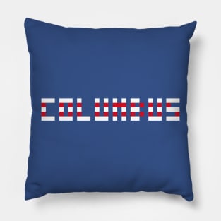 Pixel Hockey City Columbus 2017 Pillow