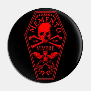 Memento Vivere Pin