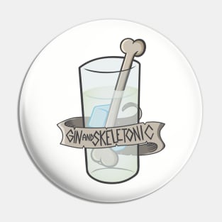 Gin and Skeletonic Pin