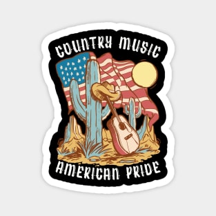 Country Music American Pride T-Shirt Magnet