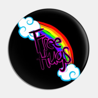 Free Hugs Pin