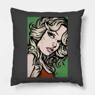 Farrah Fawcett Lichtenstein Pillow