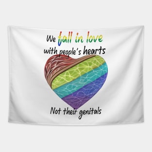 Fall In Love - LGBTQ Graphic Tapestry