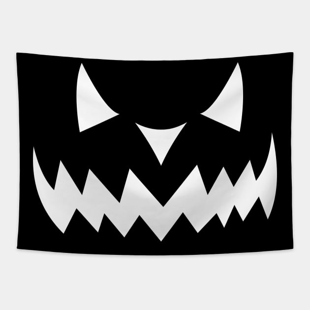 Halloween Pumpkin Face Jack OLantern Tapestry by finedesigns