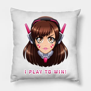 D.Va - I play to win! Pillow