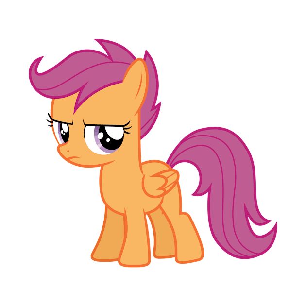 Displeased Scootaloo by CloudyGlow