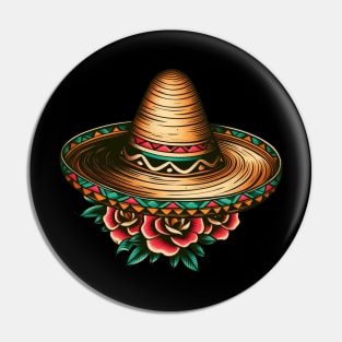 Mexican hat sombrero Pin