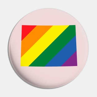 Colorado state LGBT Pride Pin