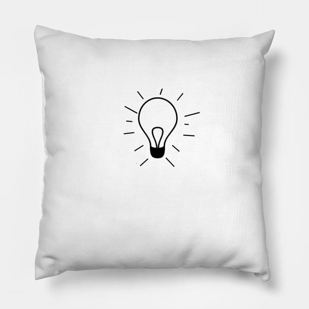 Bulb Pillow by FolkBloke