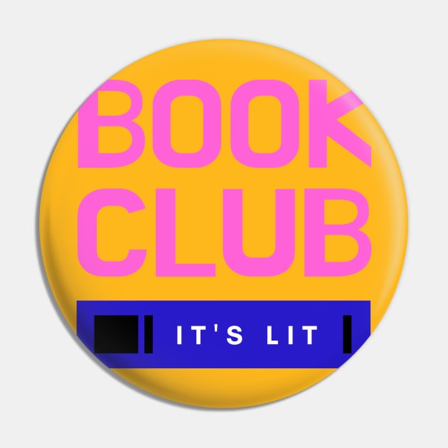 Book Club It's Lit Pin by The Happy Teacher