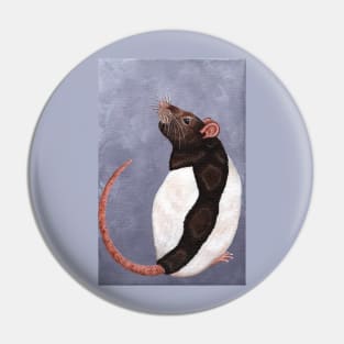 Hooded Rat Pin