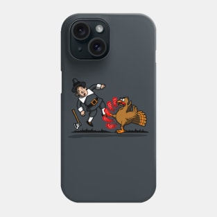 Retaliation Street Fighting Inspired Funny Thanksgiving Day Turkey Cartoon Phone Case