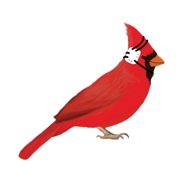 Wrestling Cardinal by College Mascot Designs