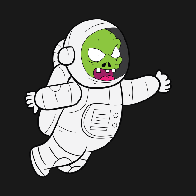 Astronaut Halloween Costume | Flying Zombie Gift by Gawkclothing