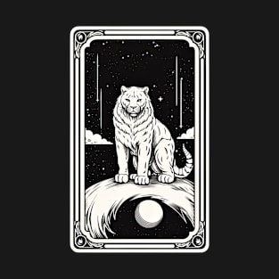 Lion Tarot Card Astrology Occult Mystical T-Shirt